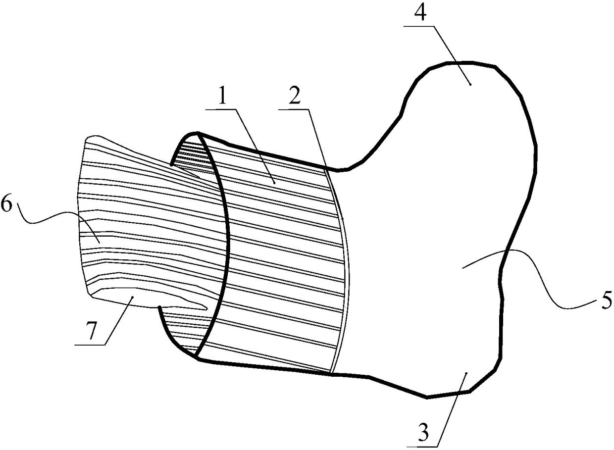 Sock with article placing function