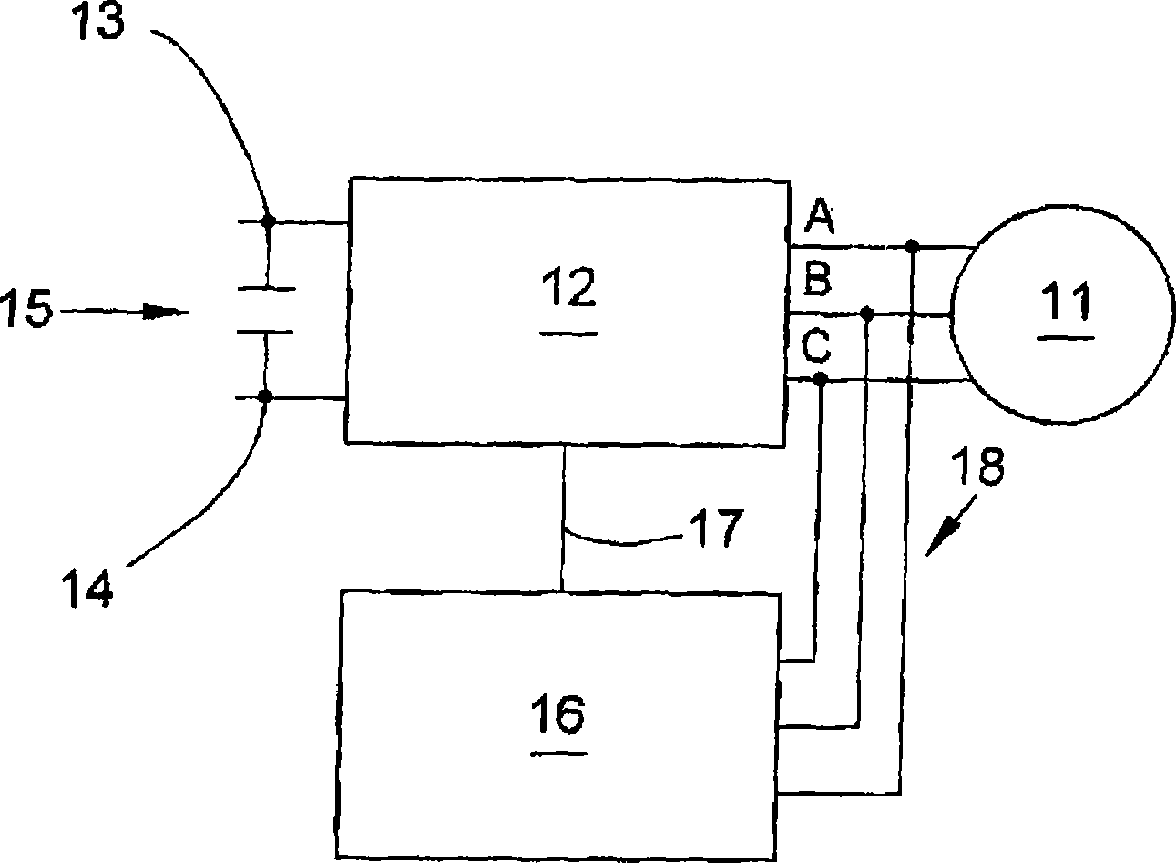 Electronically commutated direct current machine sensor-less operation