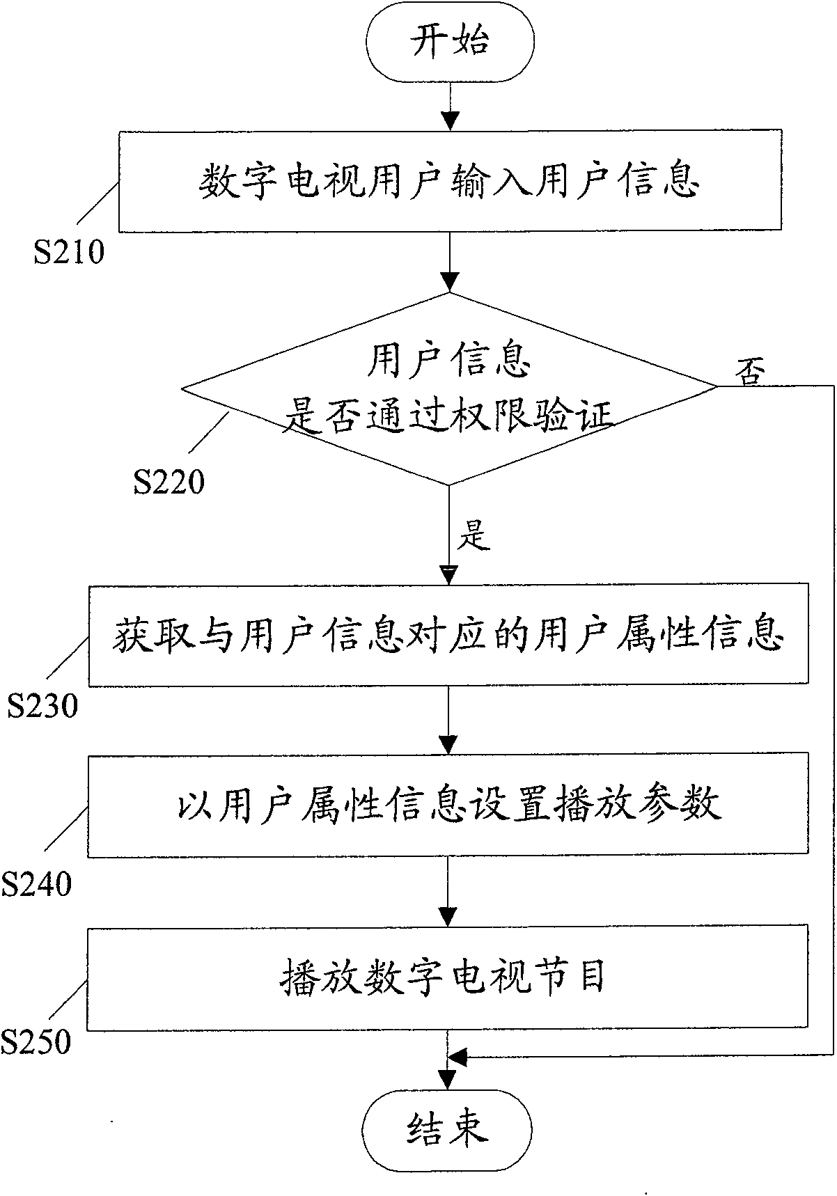 Digital TV receiving system, digital TV user management method and system