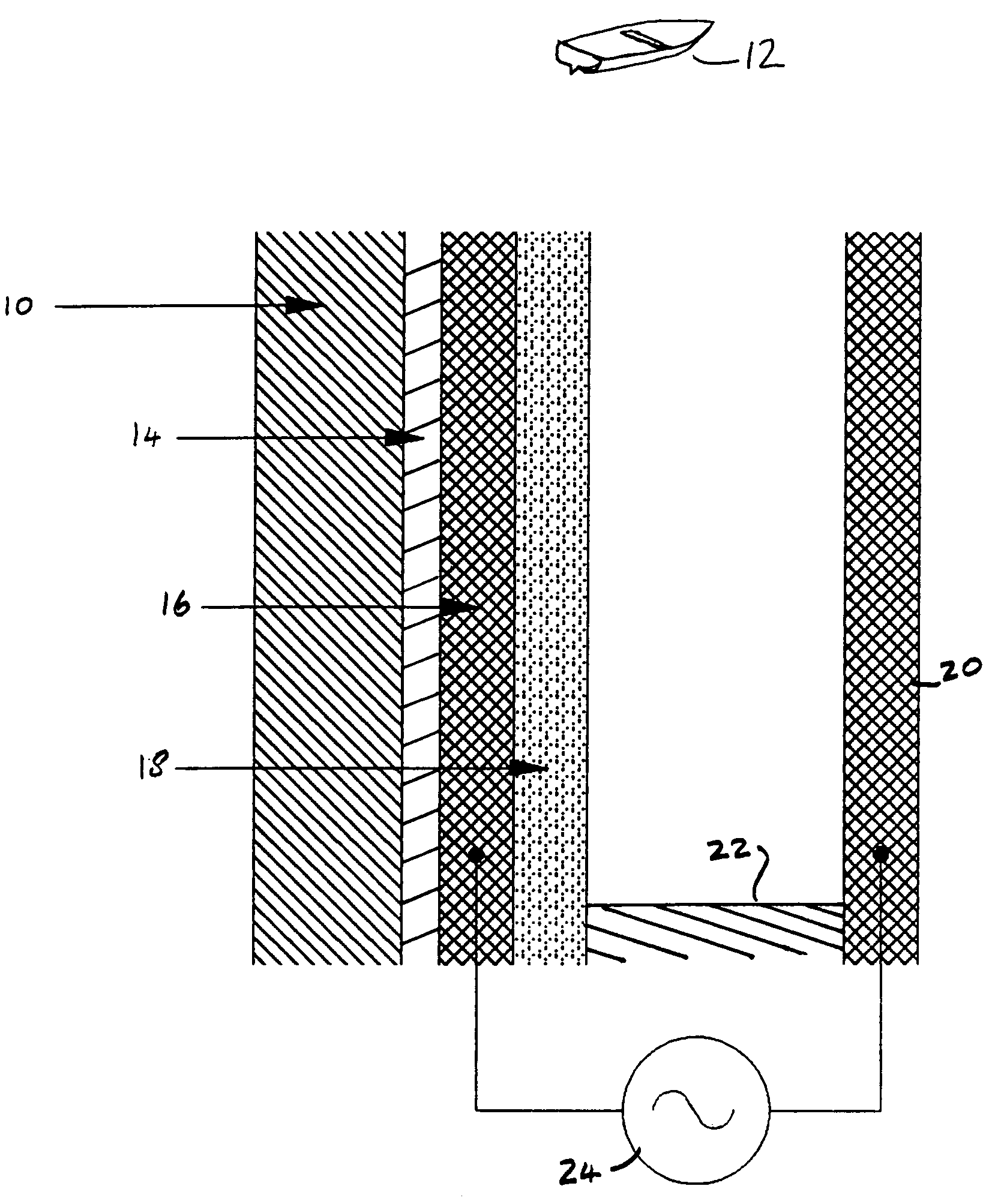 Apparatus for harming or killing fouling flora or fauna and an item carrying the same