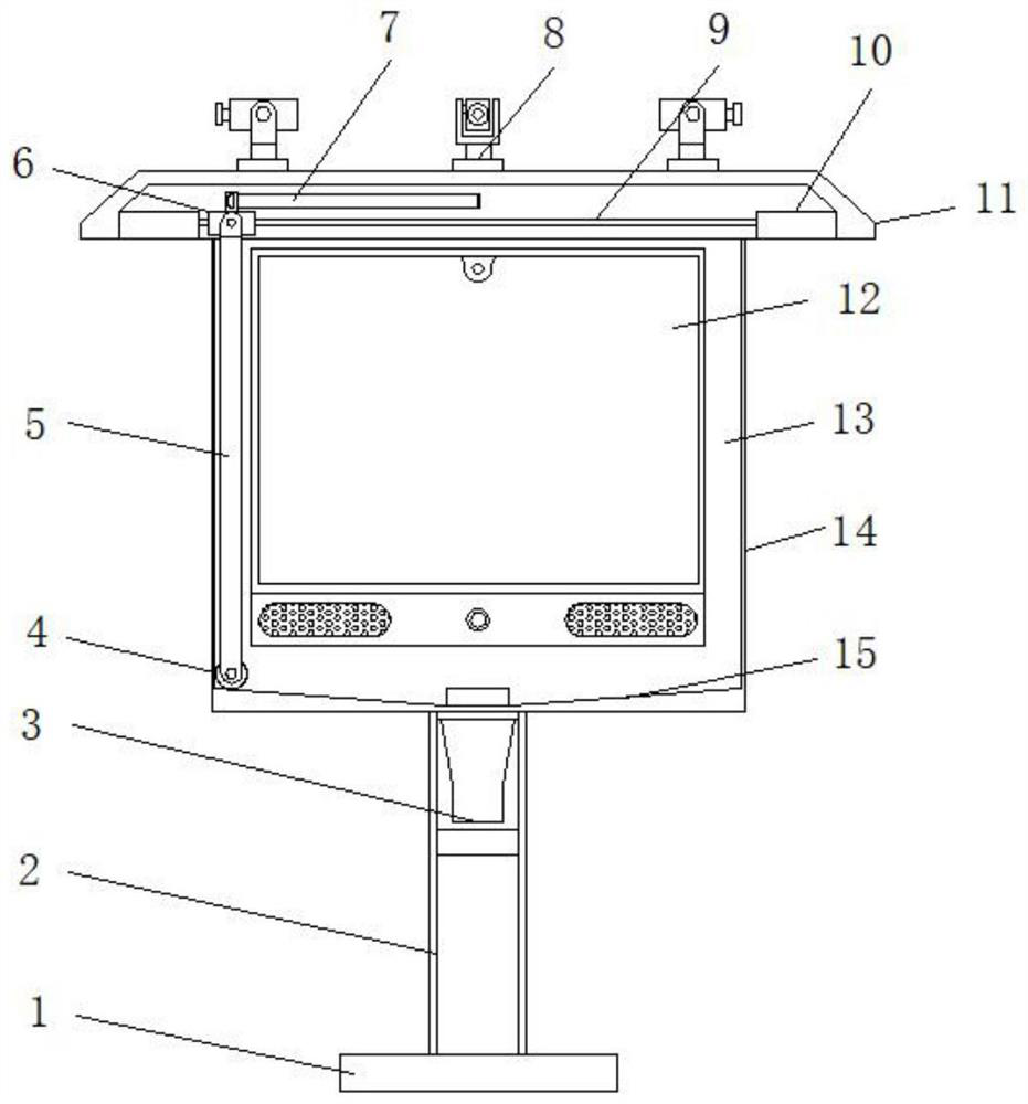 Smart tourist flow management and control intelligent terminal