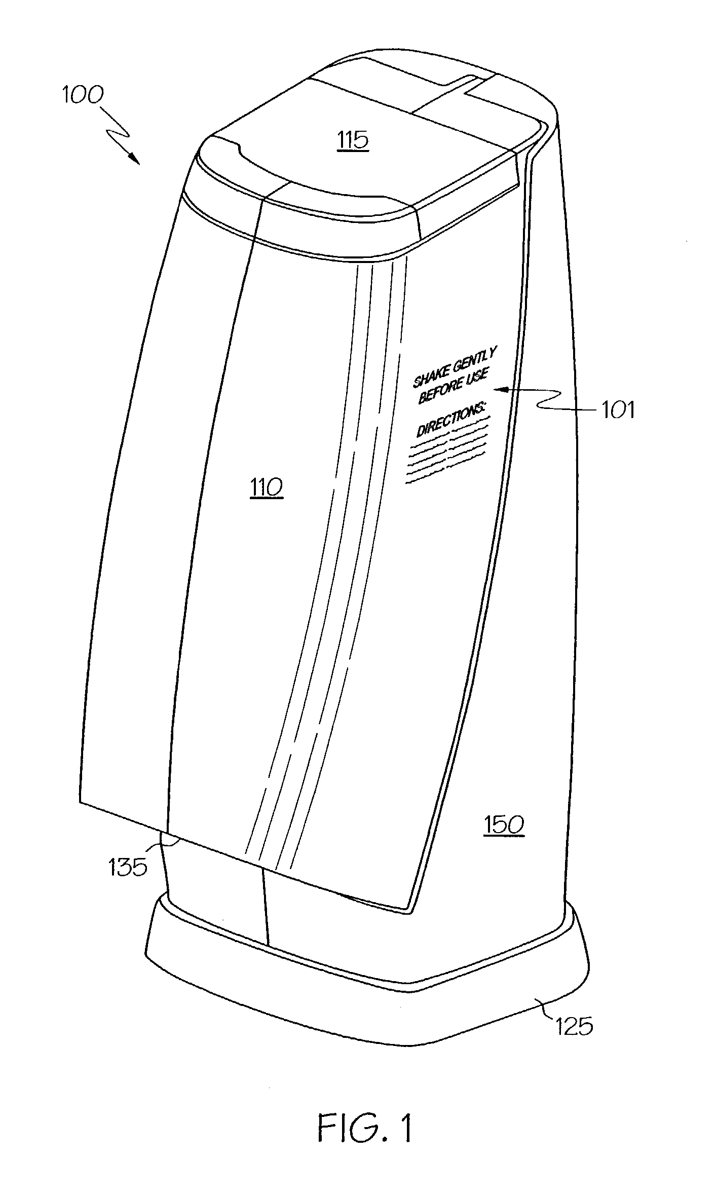 Integrated dispenser