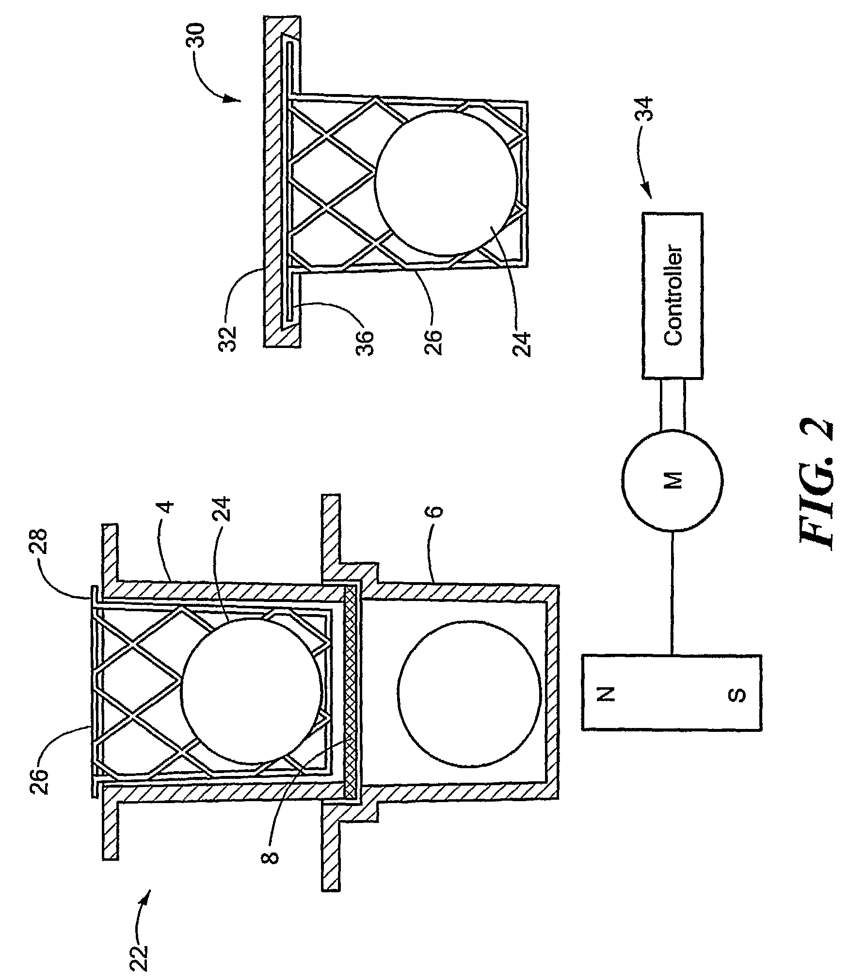 Permeation device and method for reducing aqueous boundary layer thicknesses