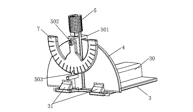 Needle guiding support device