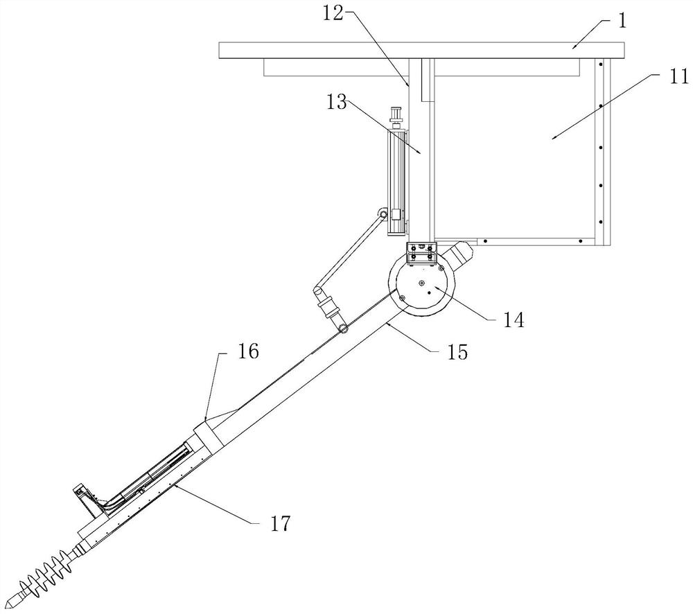 Undermine drainage and outburst elimination device and its operation method