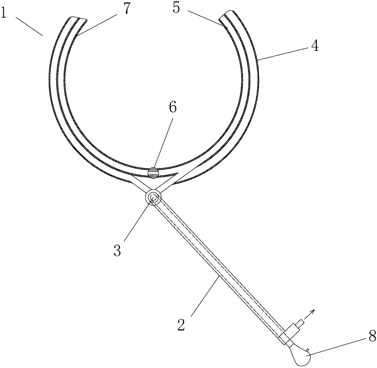 Rectal anastomotic leakage drainage device