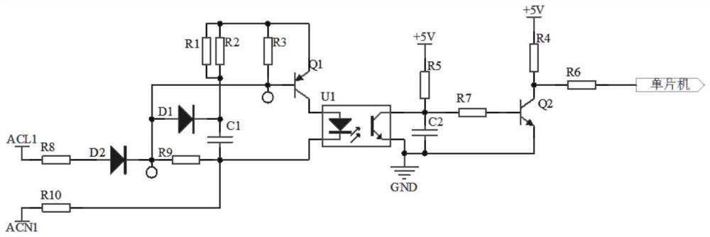 Relay protection circuit based on high-precision zero-cross detection