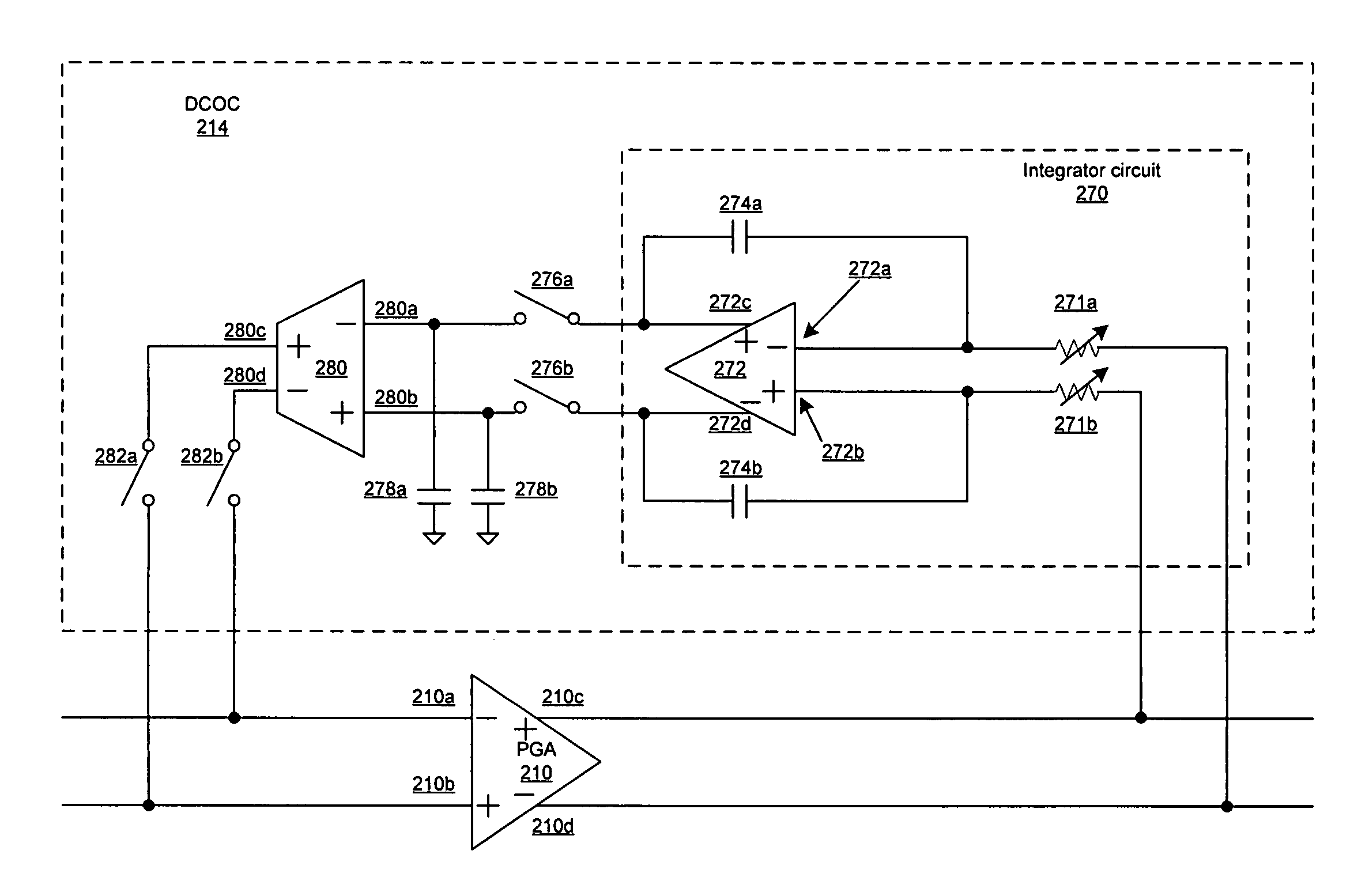 Method and system for DC offset correction loop for a mobile digital cellular television environment