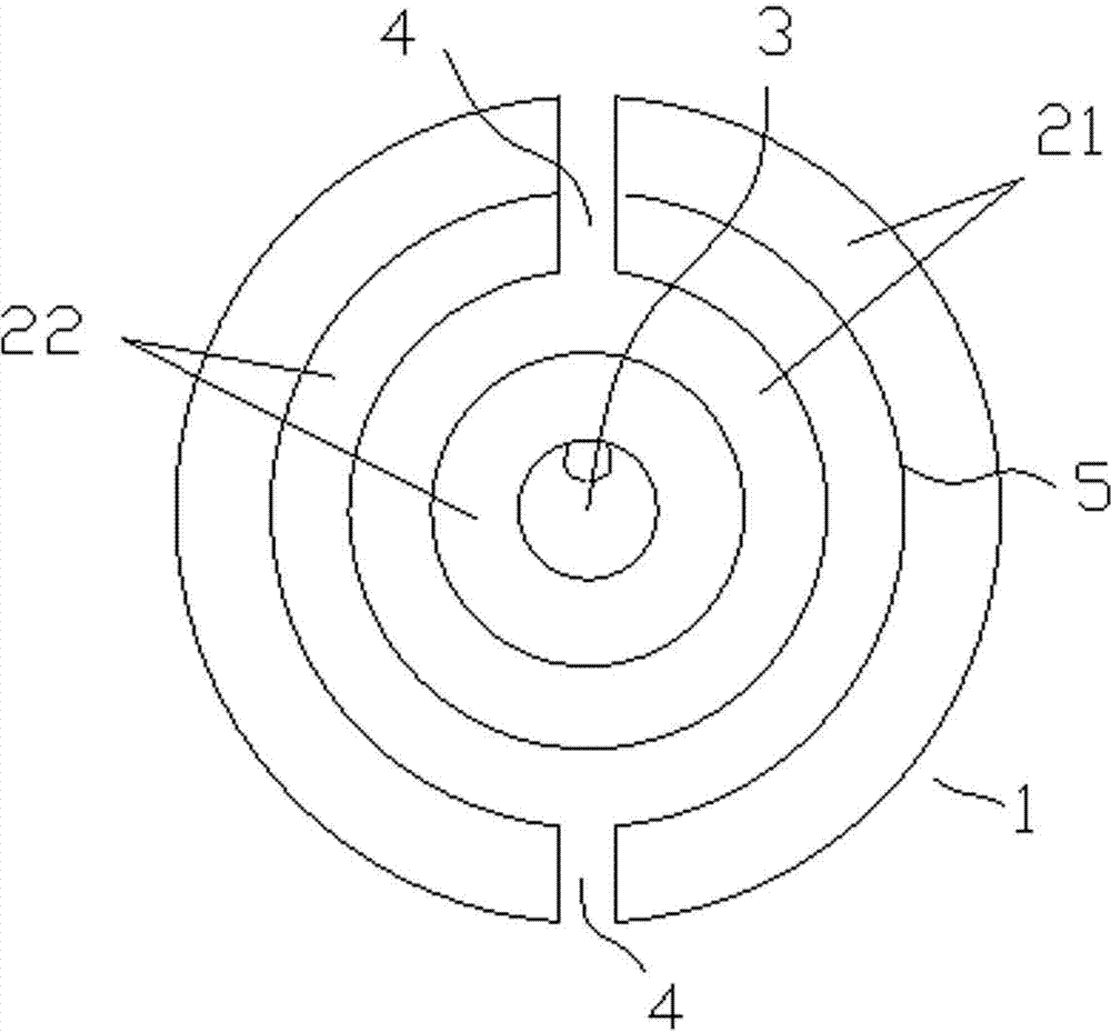 Dimmable light emitting diode (LED) integrated optical source based on annular distribution