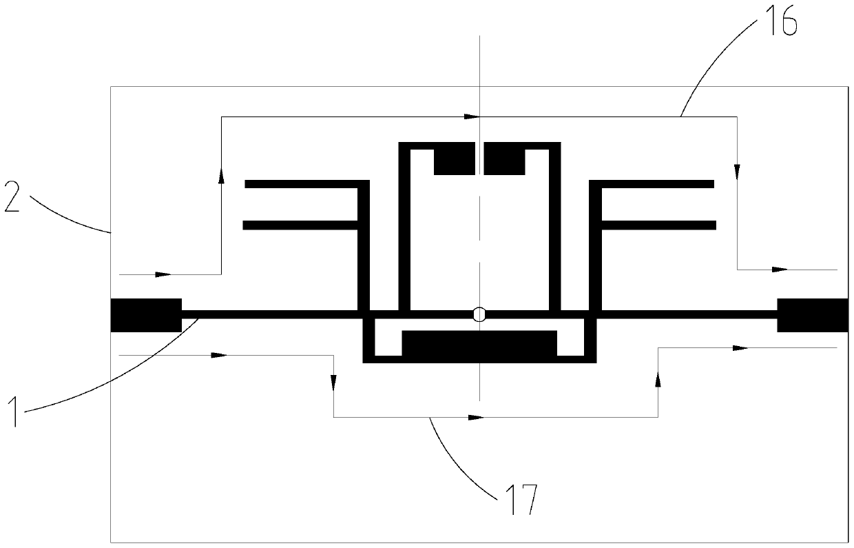 Four-band microstrip band-pass filter with notch characteristics and design method thereof