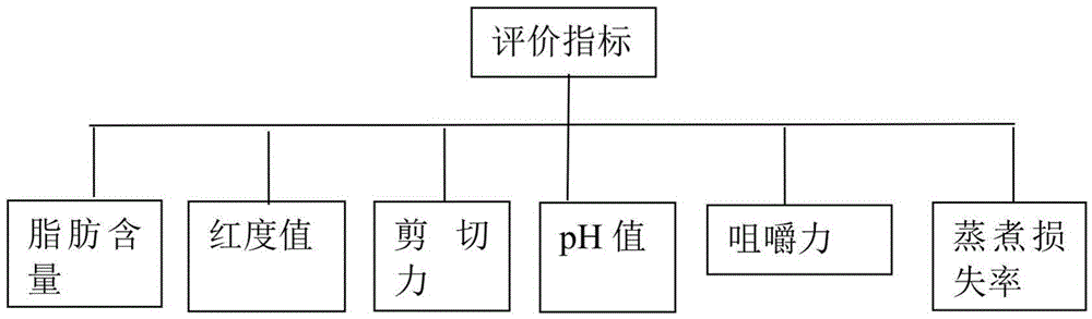 Identification method for pork of black pigs and landraces