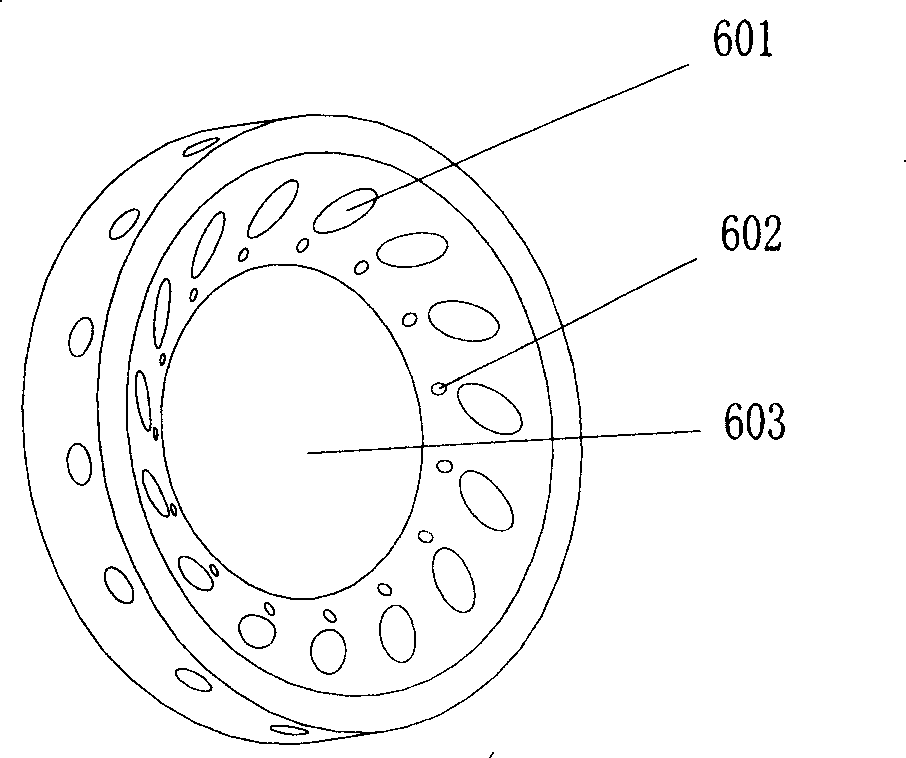 Premix rotational flow flat-flame type combustor for hot-air engine