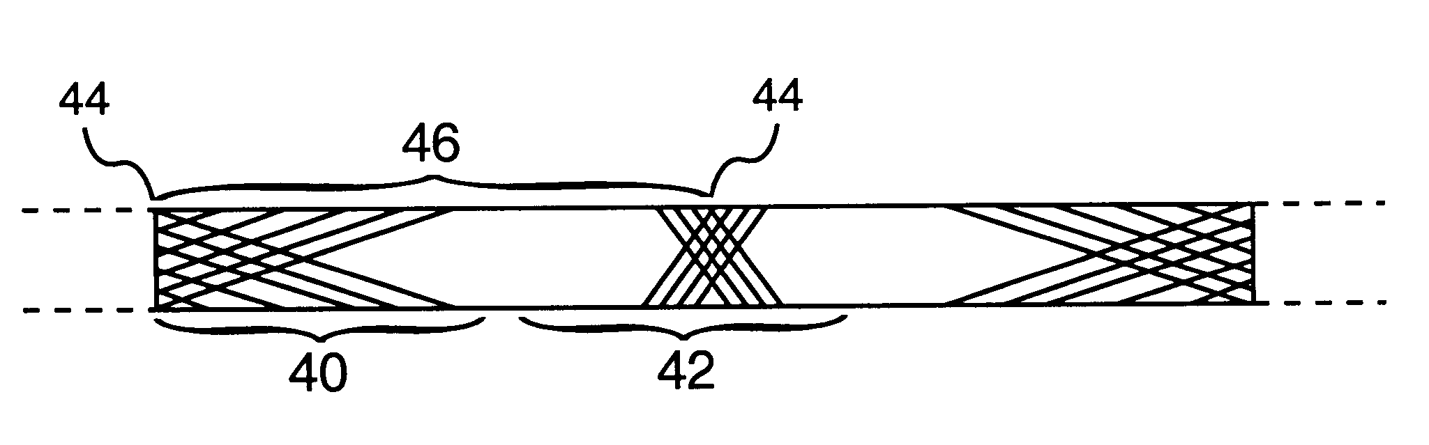 Fiber-reinforced composite product with graded stiffness