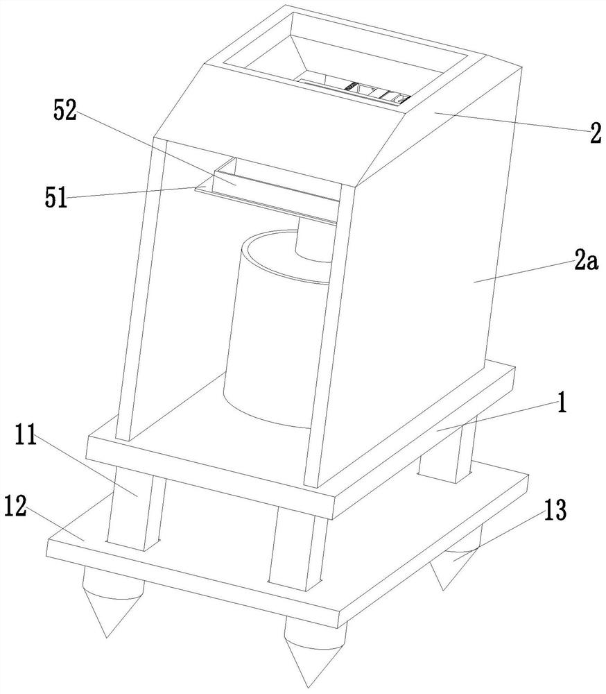 Device for automatically cleaning blockage of opening of telemetering rain gauge