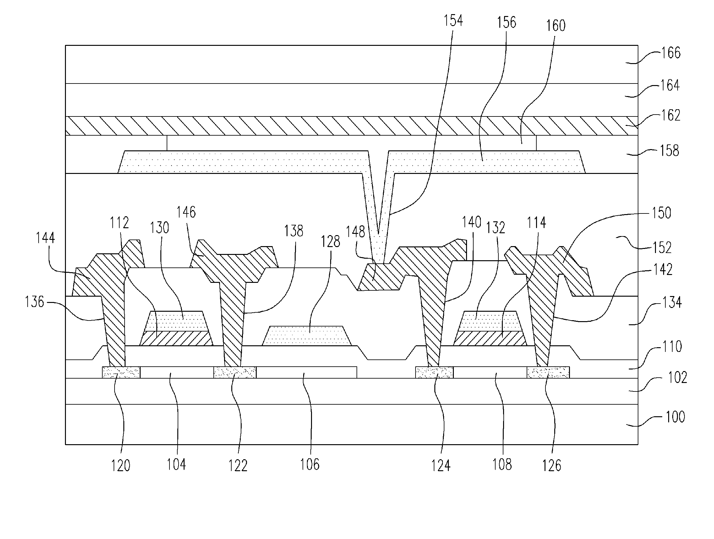 Pixel structure of active matrix organic light-emitting diode and method for fabricating the same