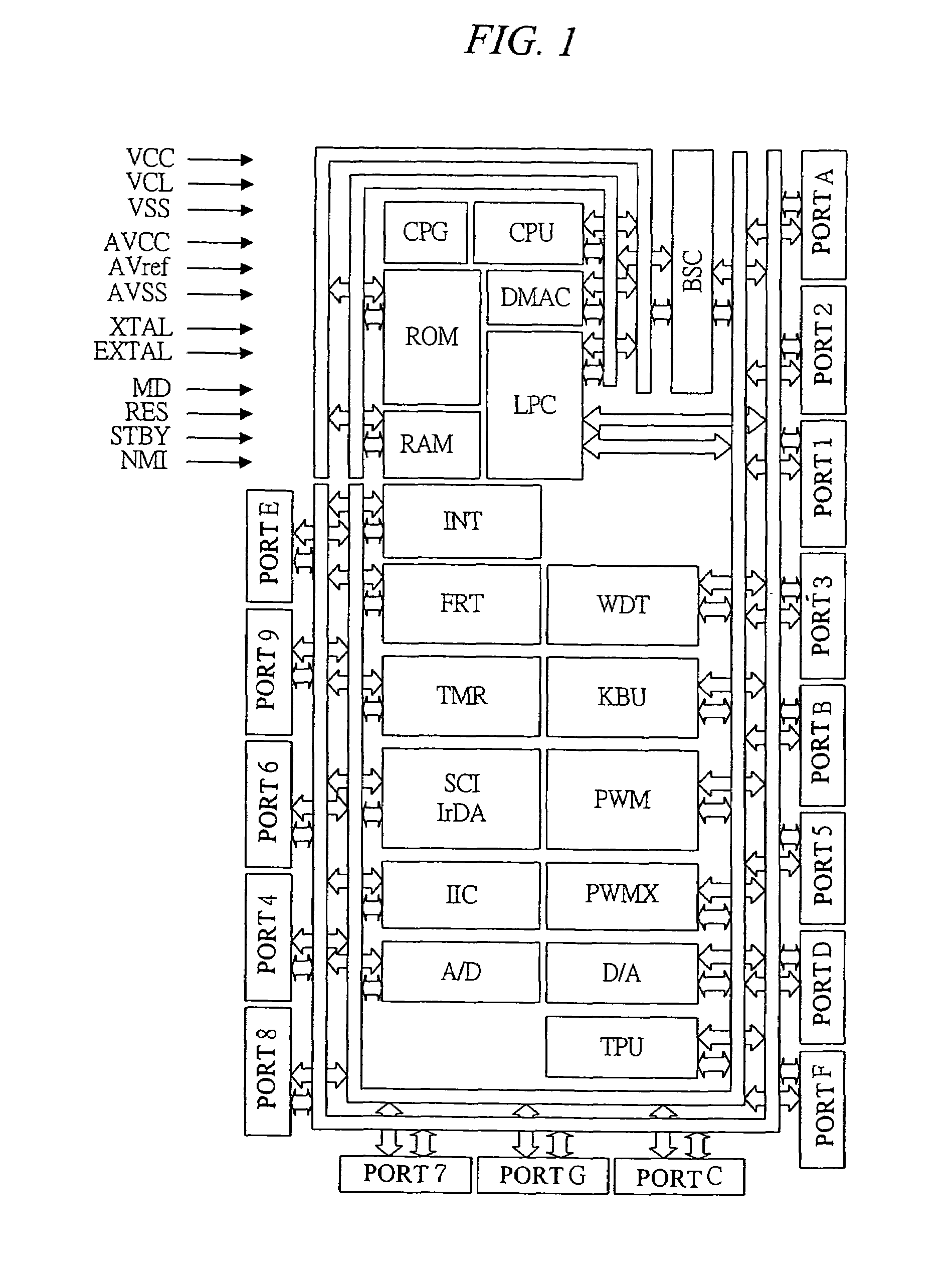 Microcomputer having a nonvolatile memory which stores a plurality of BIOSes