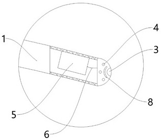 Visual tracheal intubation guiding device