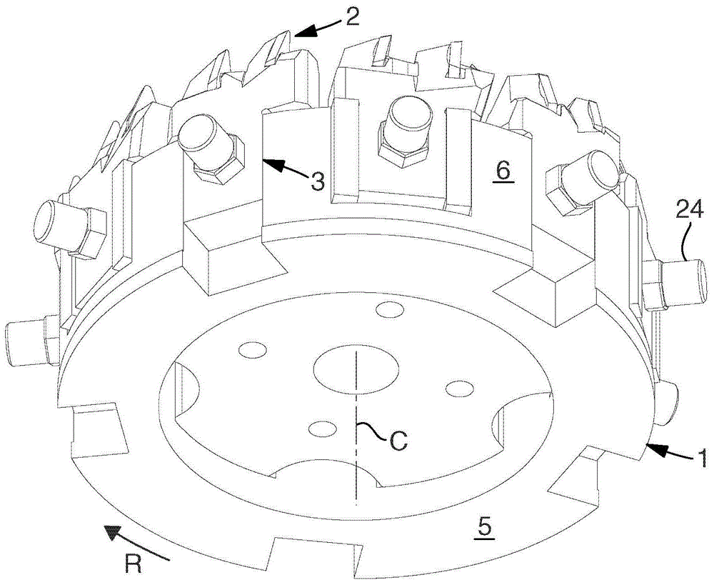 Gear hobbing tool as well as an insert holder, a chip removal unit, and an insert kit therefor