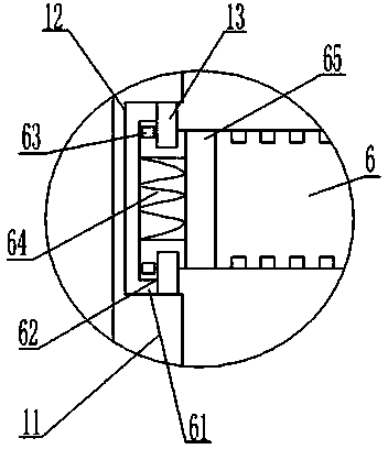 Electrical cabinet with fixing structures at ends of wire inserting slot