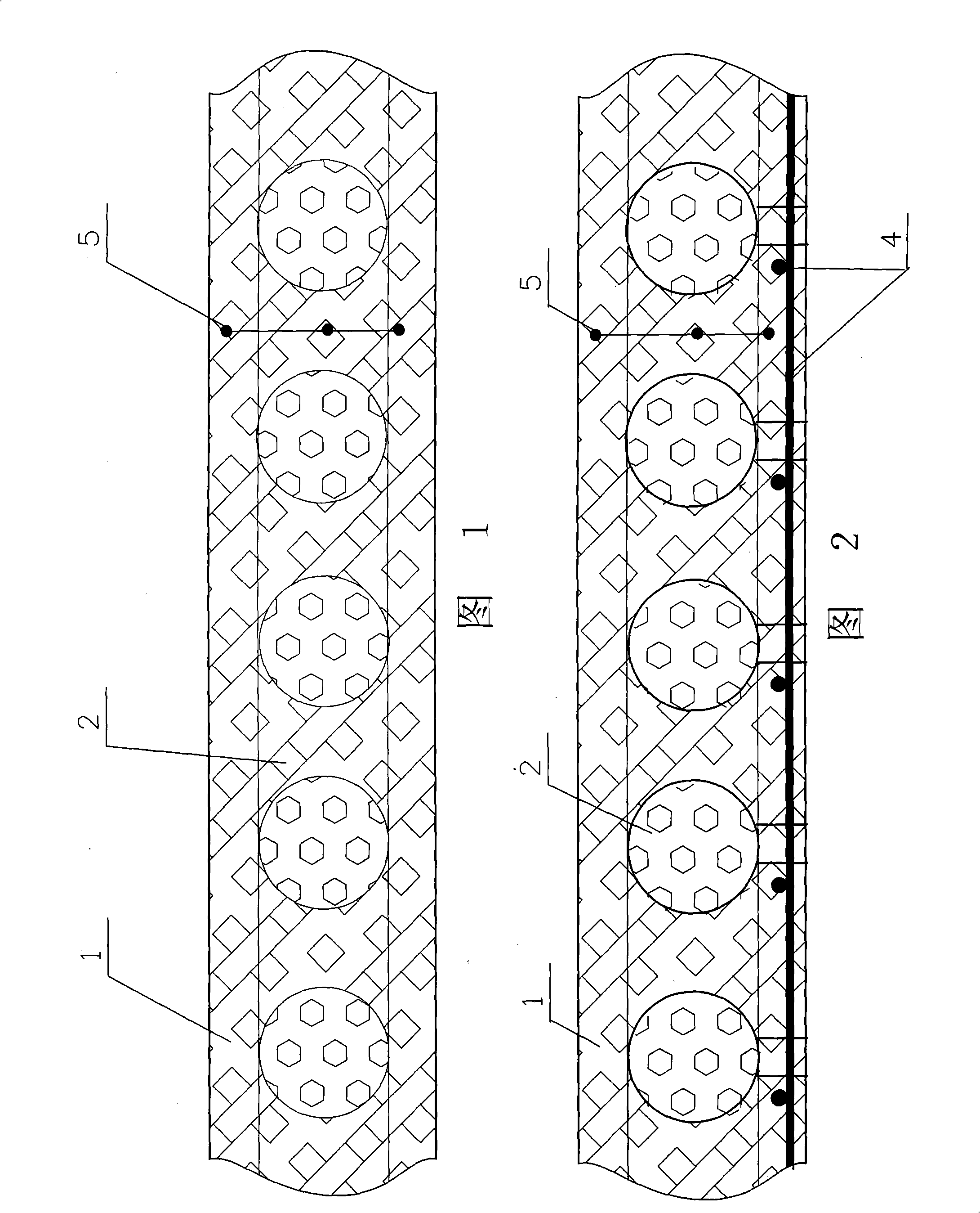 Autoclaved aerated concrete, steel reinforced concrete composite structure and application thereof