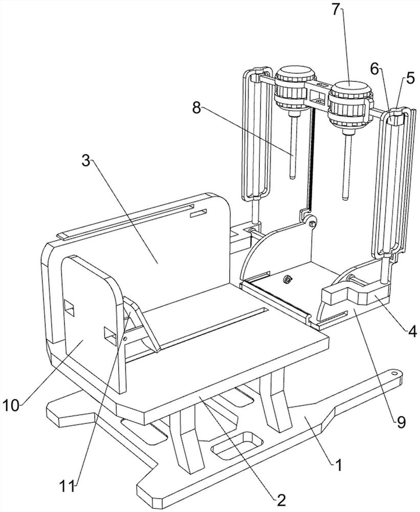 Perforating device for processing disposable meal box