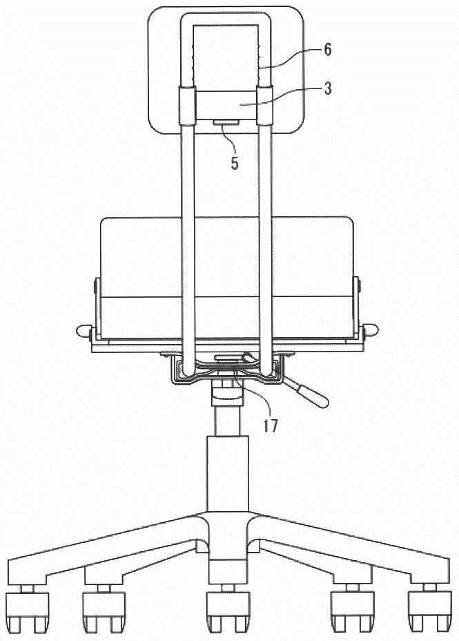 Chair for relieving lumbago symptoms of lumbar disc herniation patient