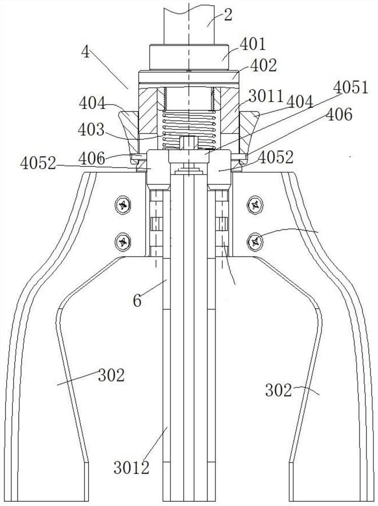 Crutch with variable supporting foot