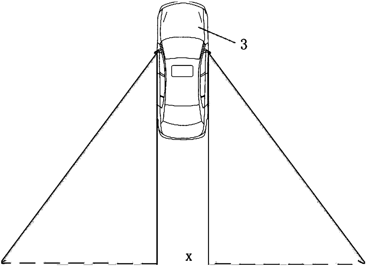 A panoramic imaging system for an automobile built-in rearview mirror