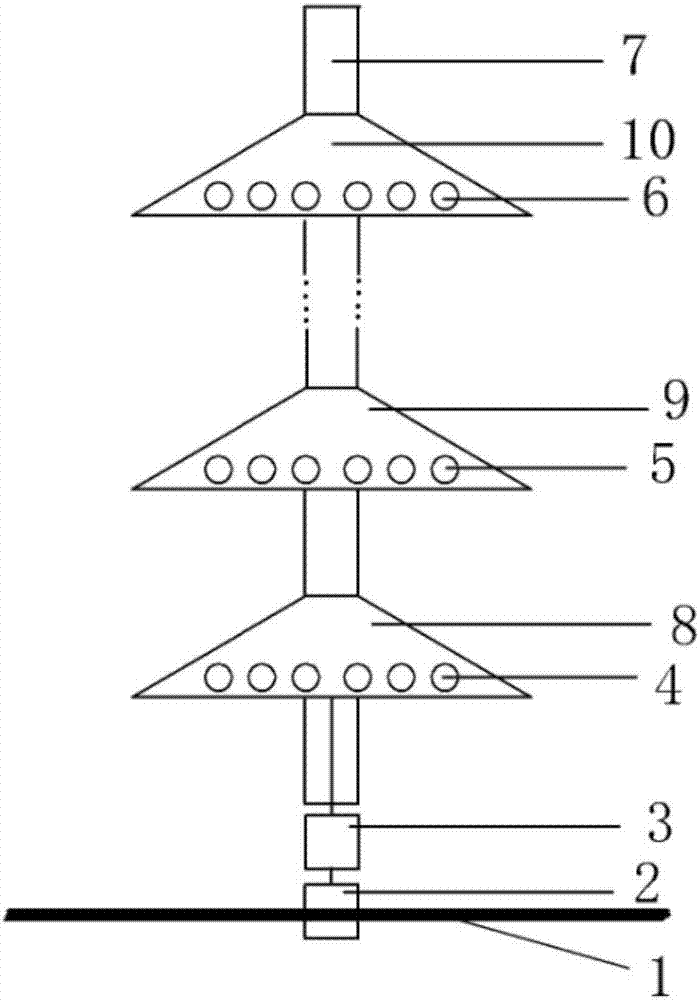 Insulator ice coating preventing device based on wireless power transmission