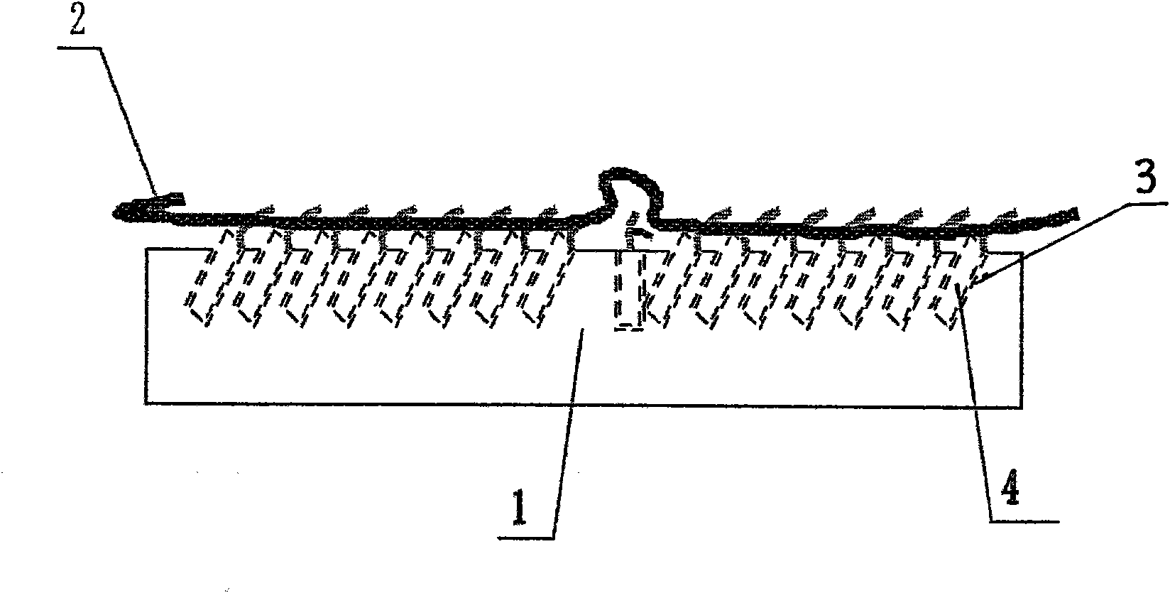 Device for displaying small-size caption-pattern fireworks
