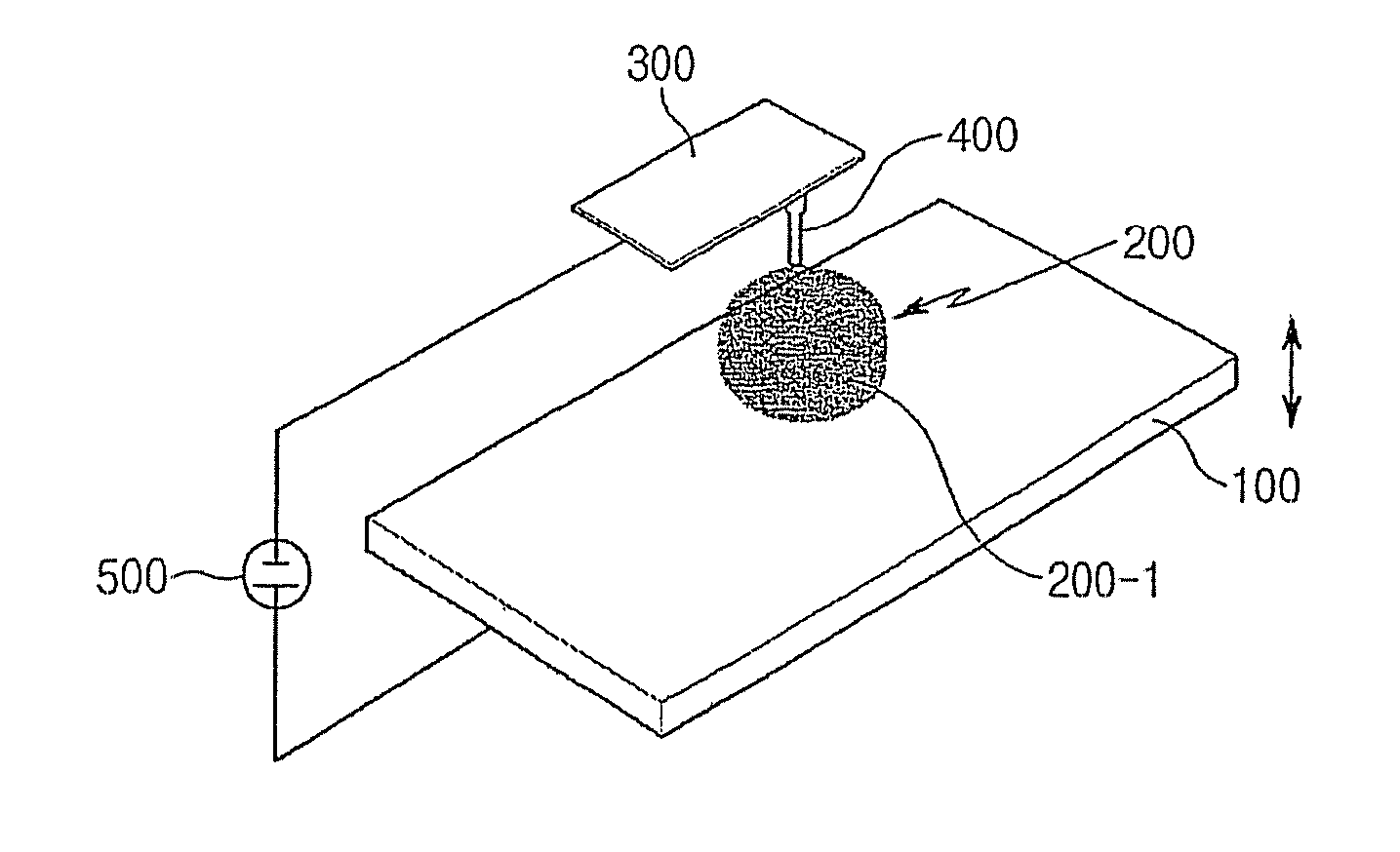 Method for attaching rod-shaped NANO structure to probe holder