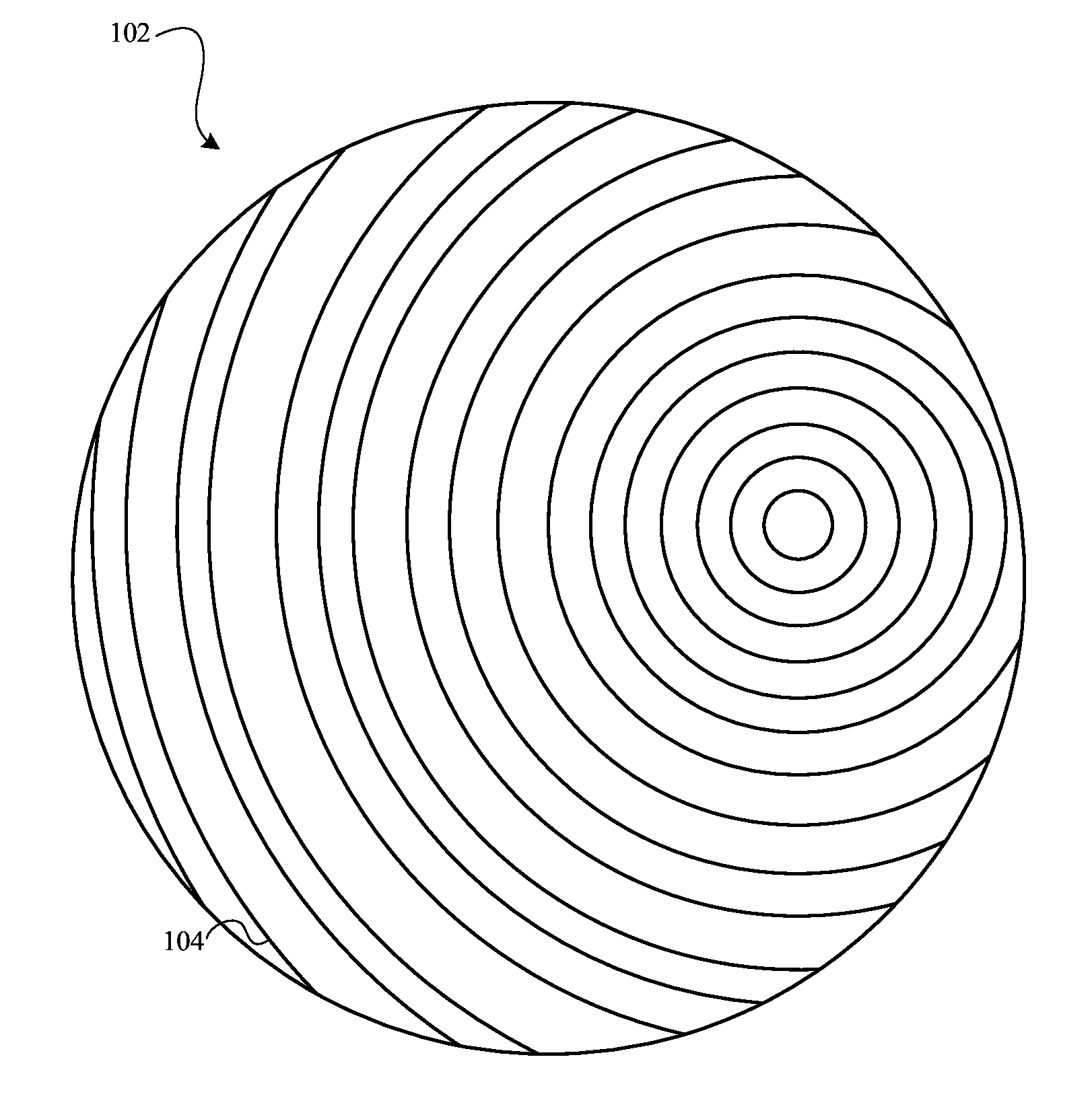 Fresnel lens barrier rings