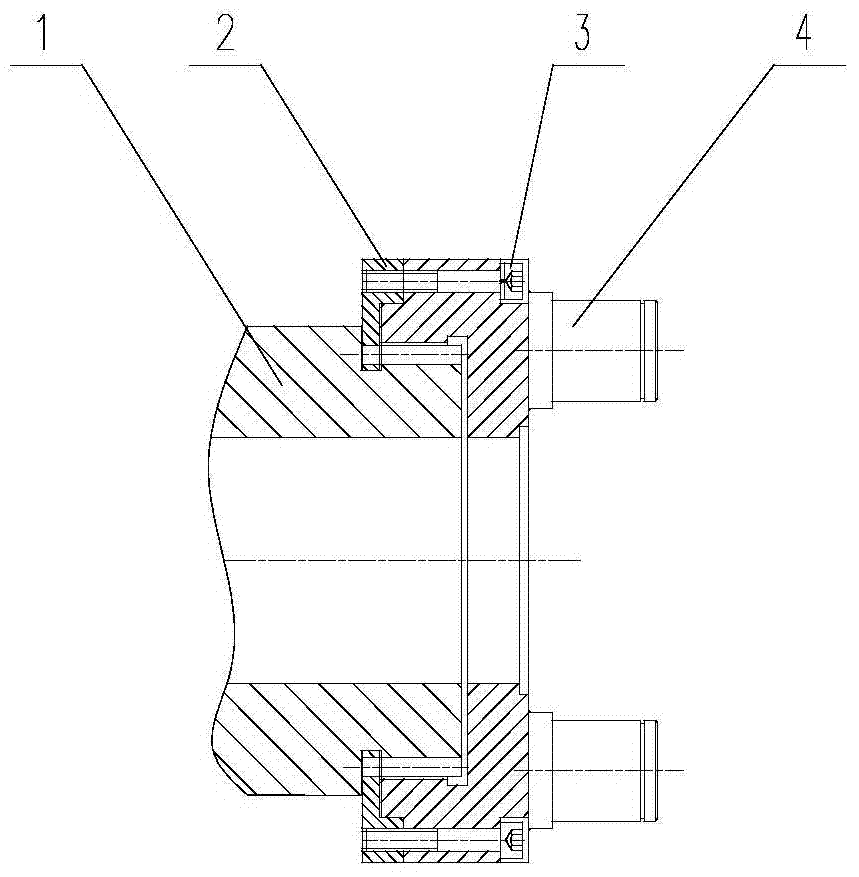 Axial limiting device and method for planet carrier of rotary type planetary gearbox