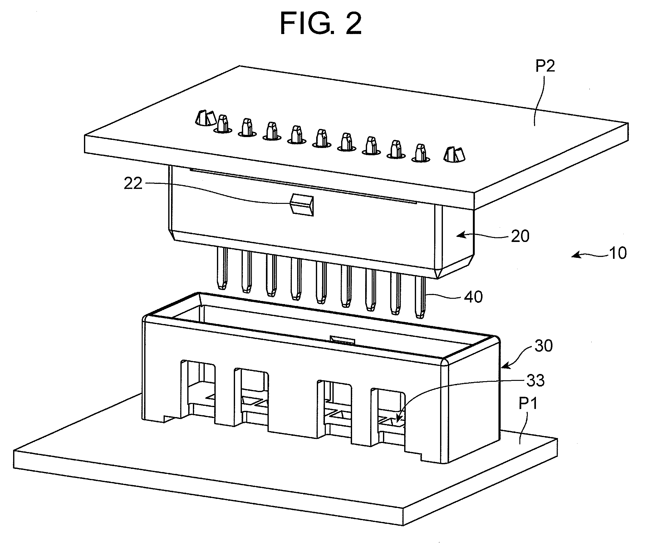 Electric connector including connector terminal with buffer portion