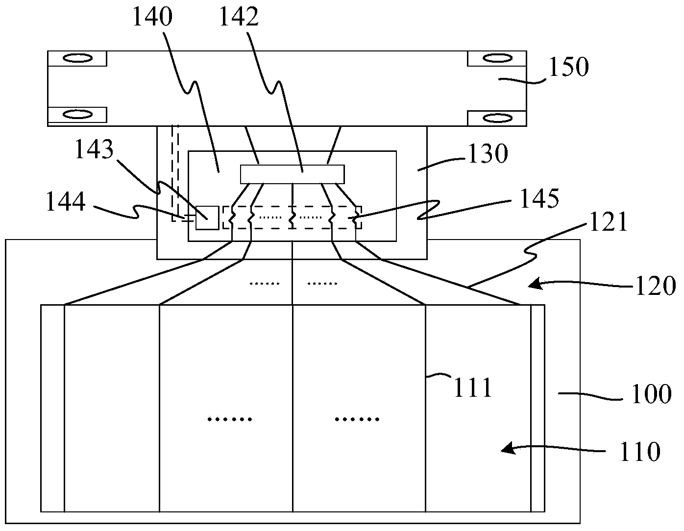 Display panel assembly and adjusting method thereof, and display device