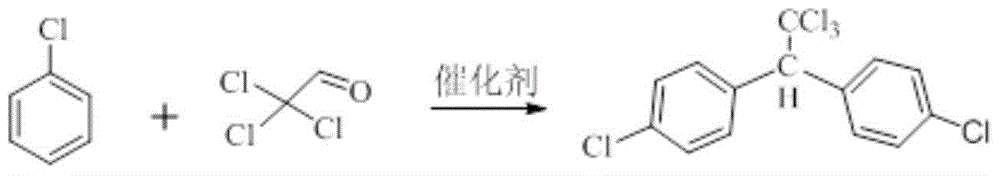 Synthetic method of stable isotope deuterium-labeled DDT