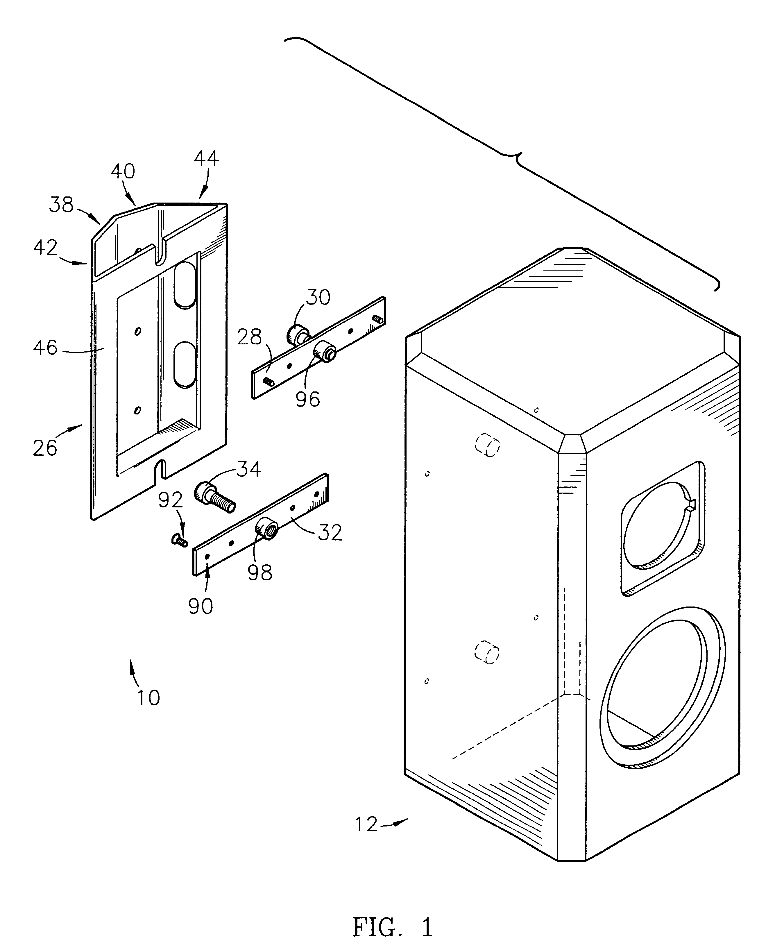 Speaker mounting device