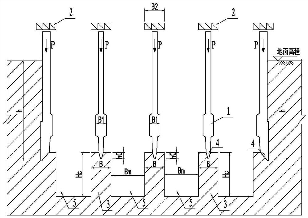 A kind of sinking method of super large open caisson