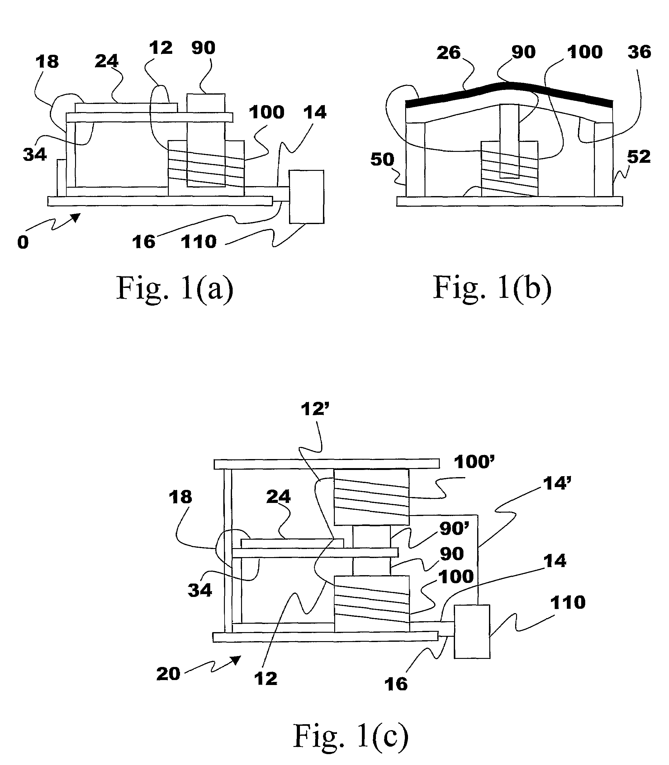 Energy harvester with adjustable resonant frequency