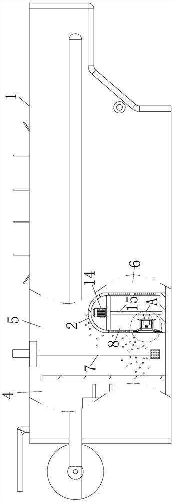 Air floatation algae-water separation observation equipment