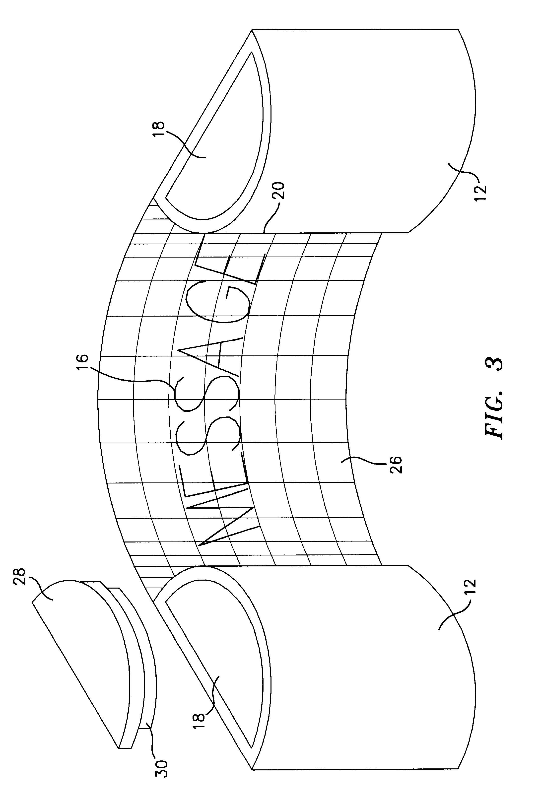 Foldable container having flat profile