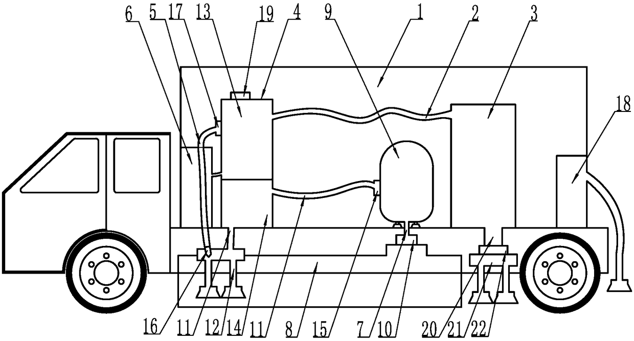 Steam deicing vehicle