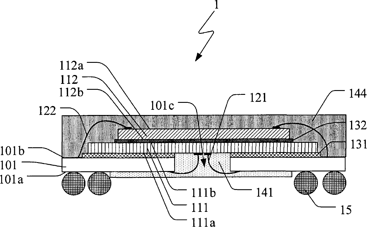 Chip packaging structure