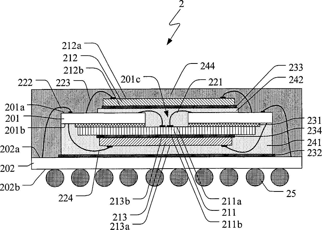 Chip packaging structure