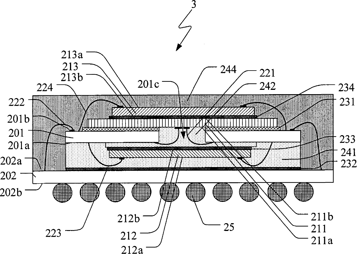 Chip packaging structure