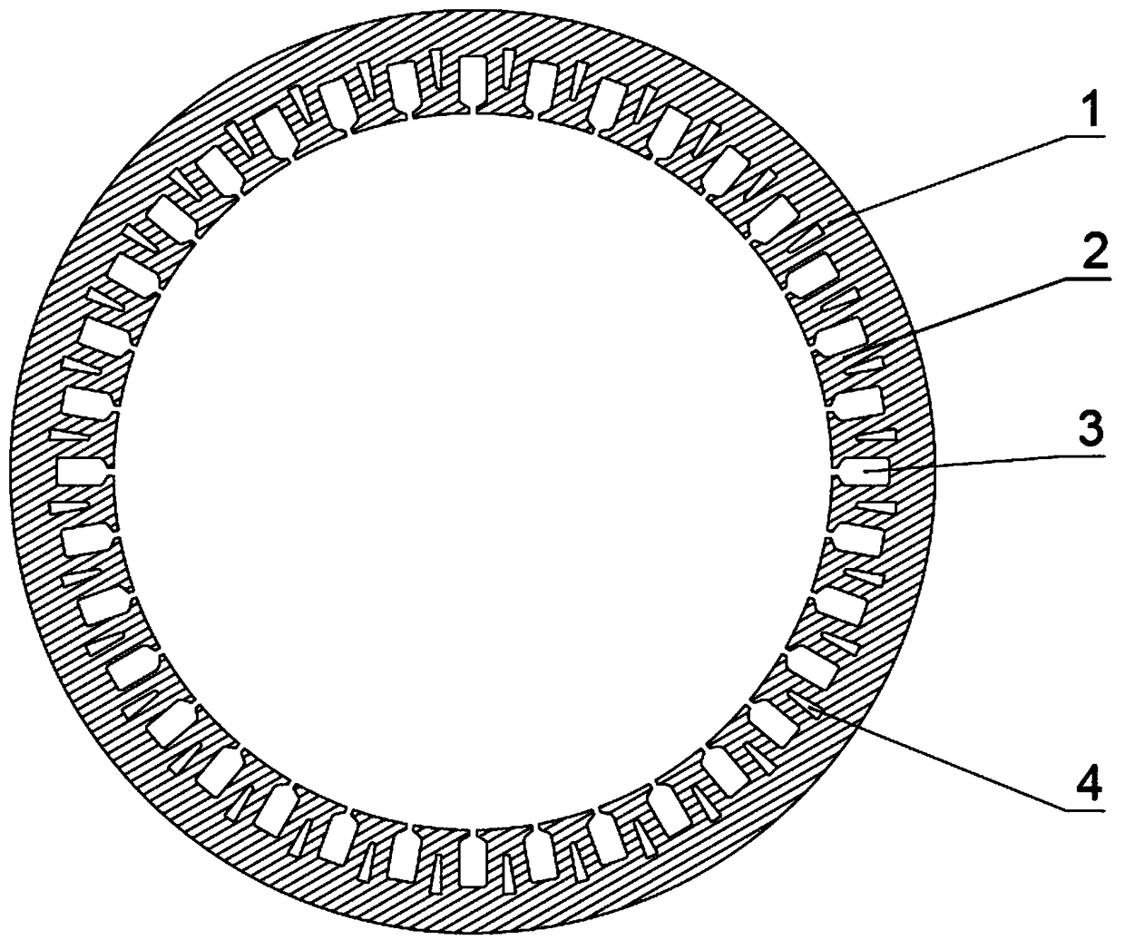 Stator core, stator, motor and electric car