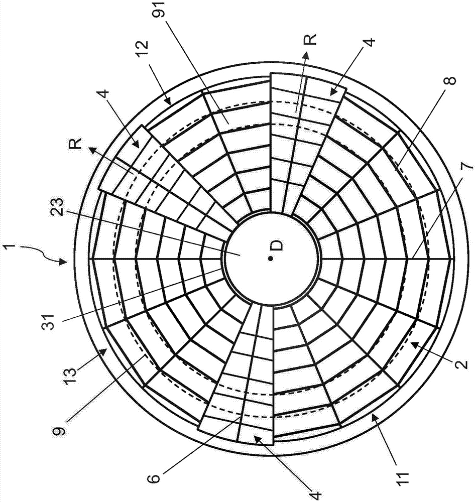 Regenerative heat exchanger with improved sealing frame