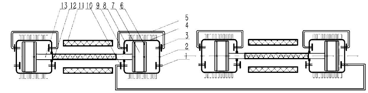 Multi-cascade twin-cylinder linear compressor