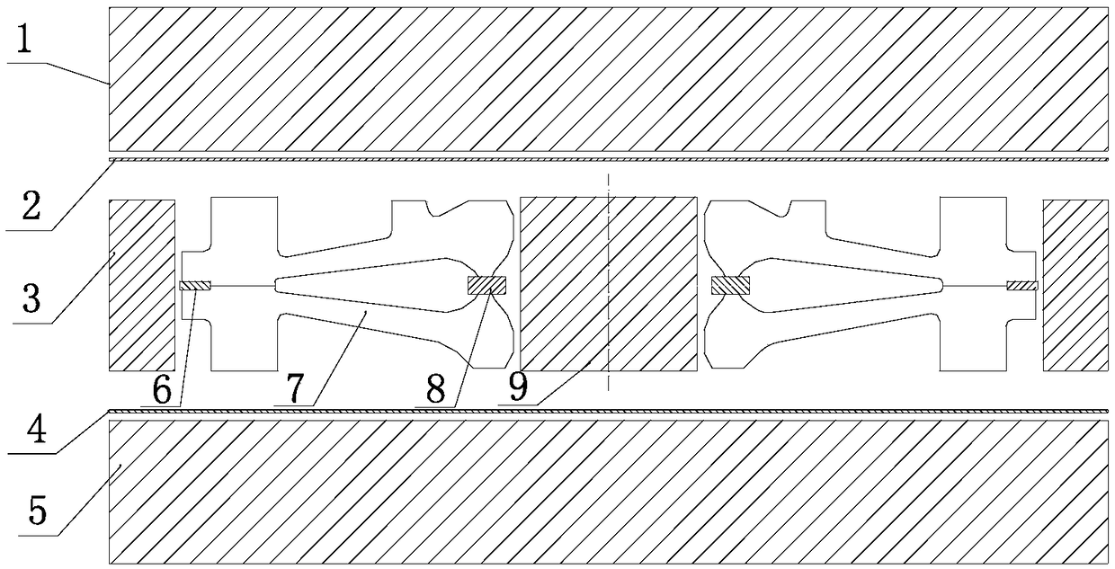 A double-spoke turbine disk pressure welding method