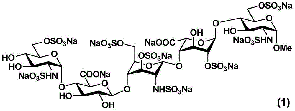 Fondaparinux sodium pentasaccharide intermediate and preparation method thereof